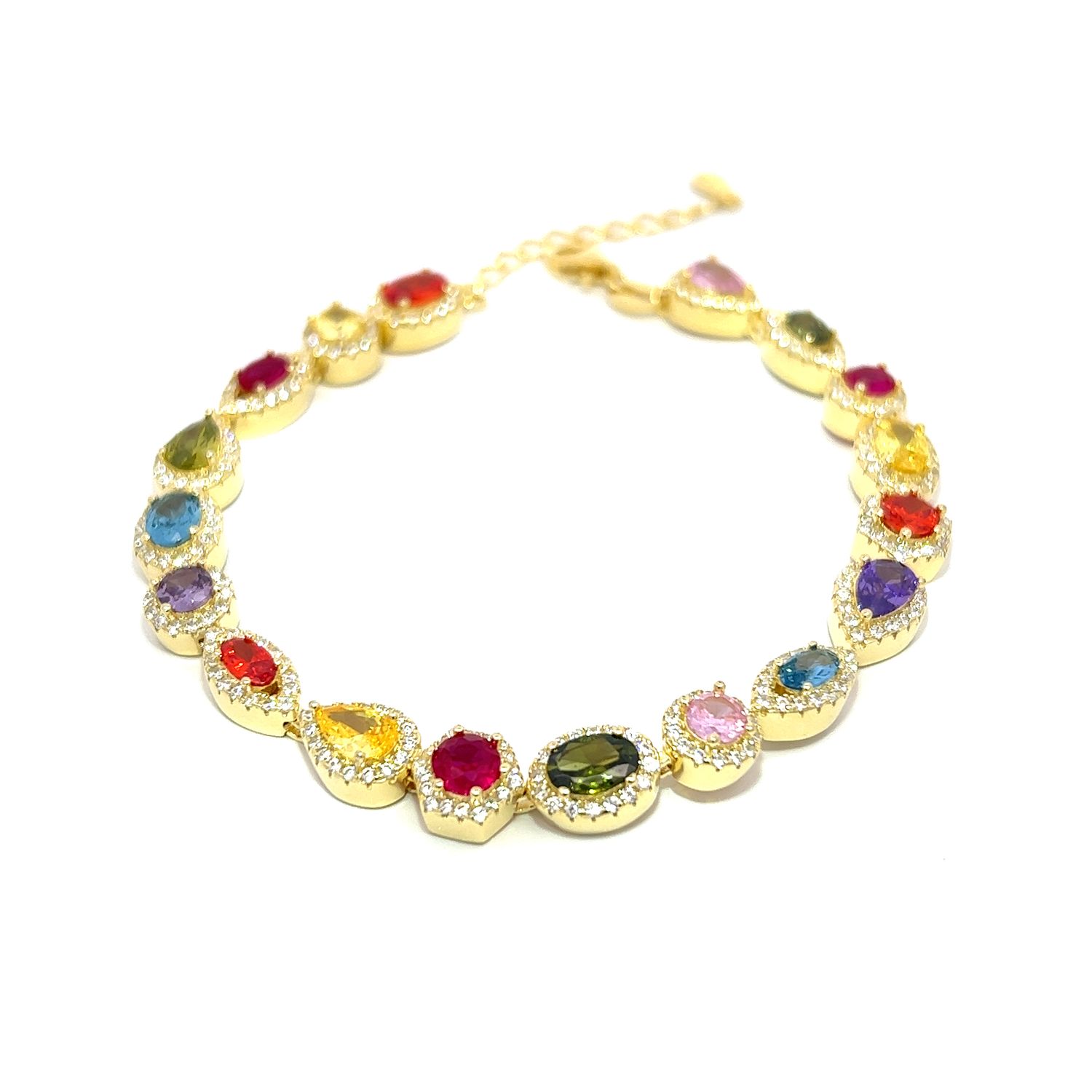 Armband "Golden Multicolor Diana"