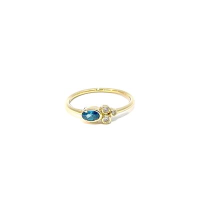 Ring "Blue Lover 9kt Gold"