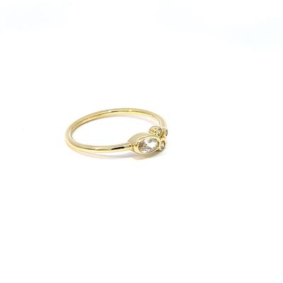Ring "White Lover 9kt Gold"