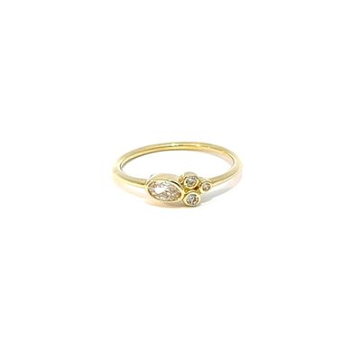 Ring "White Lover 9kt Gold"