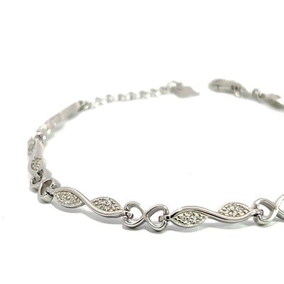 Armband "Silver Infinity"
