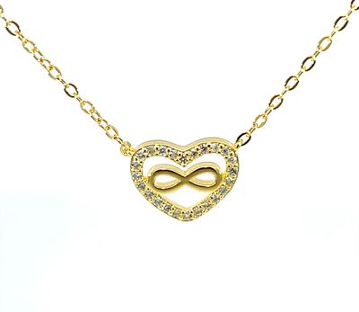 Halsketting Halsketting "Golden Heart Infinity"