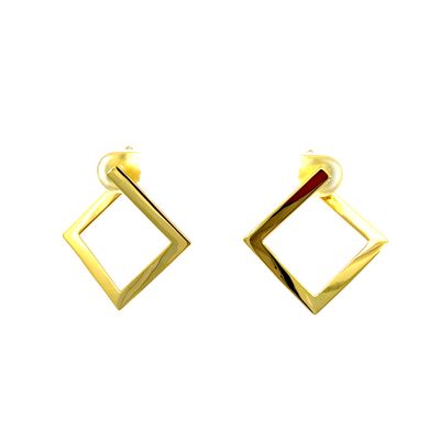 Oorbel "Golden Squared"