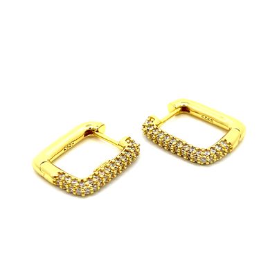 Oorbel "Golden Glitter Creoles"
