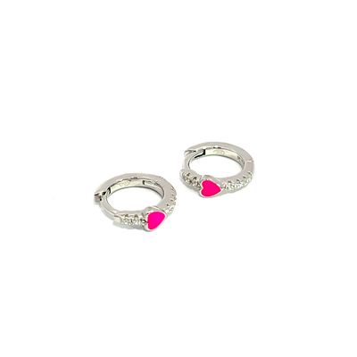 Oorbel ""Pink Heart