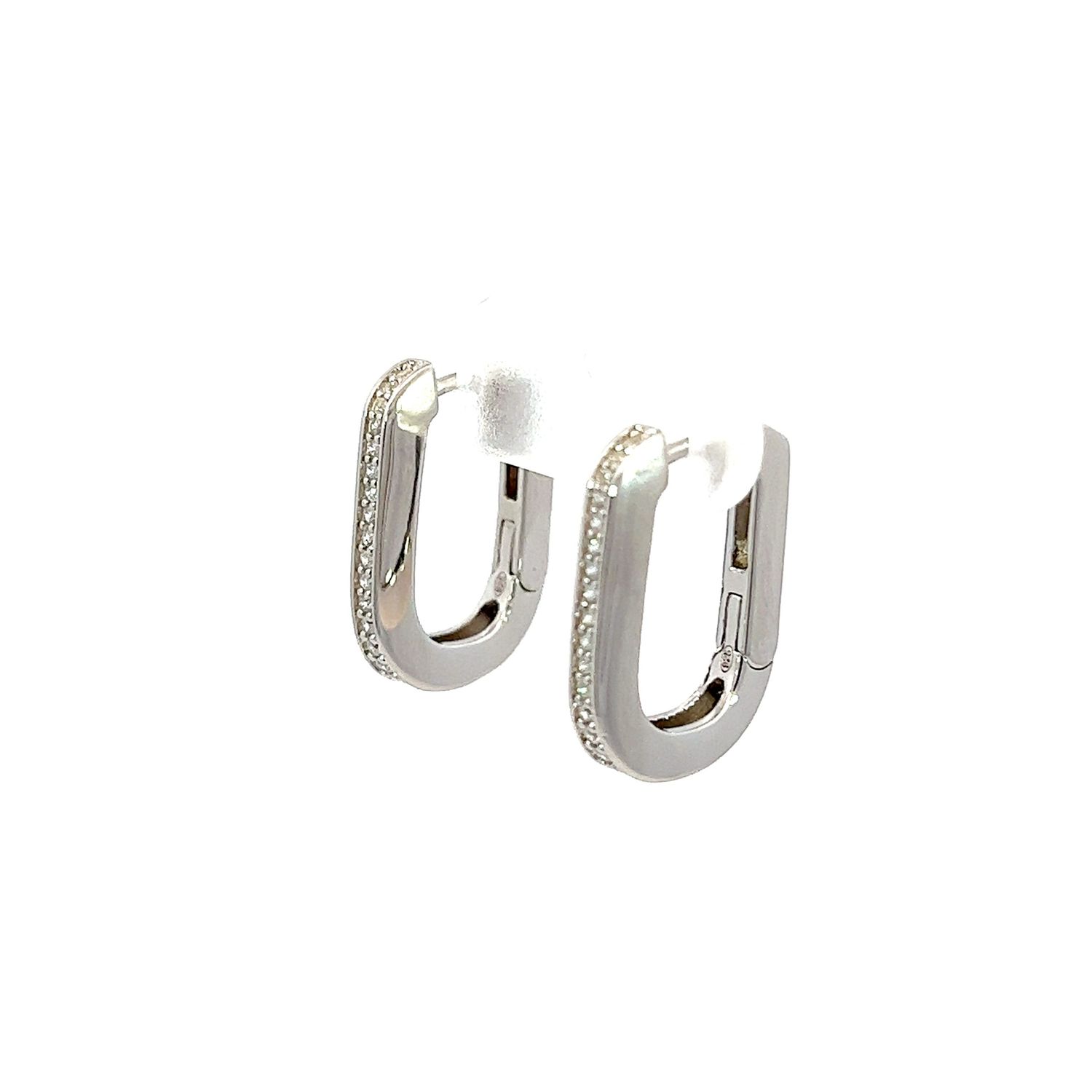 Oorbel "Silver Classy Shine"