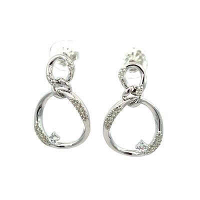 Oorbel "Glamour Circle”