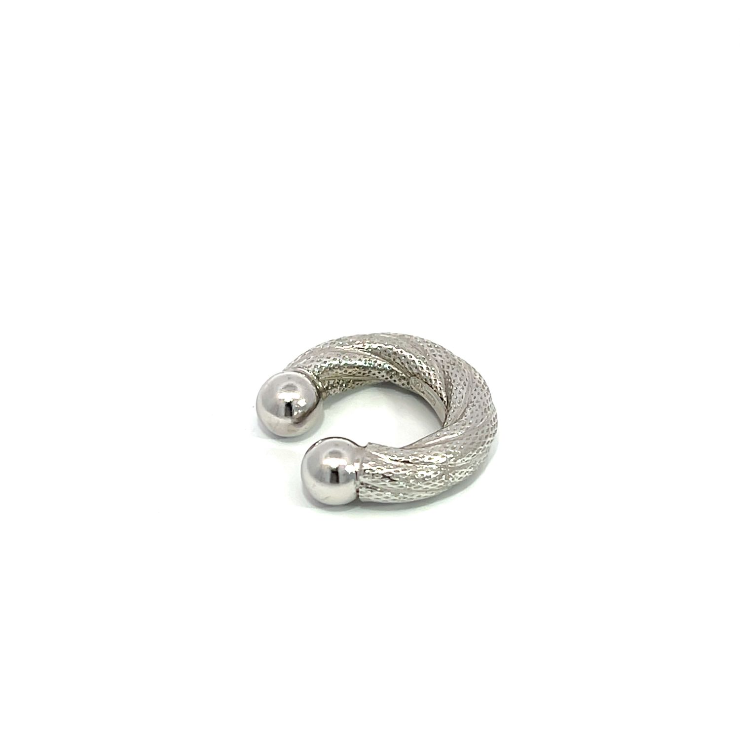 Oorbel "EARCUFF Silver Patterned"