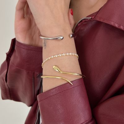 Armband "Snake Golden"