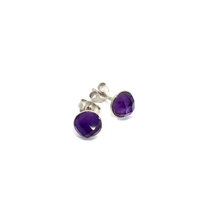 Oorbel "Birthstone FEBRUARI"