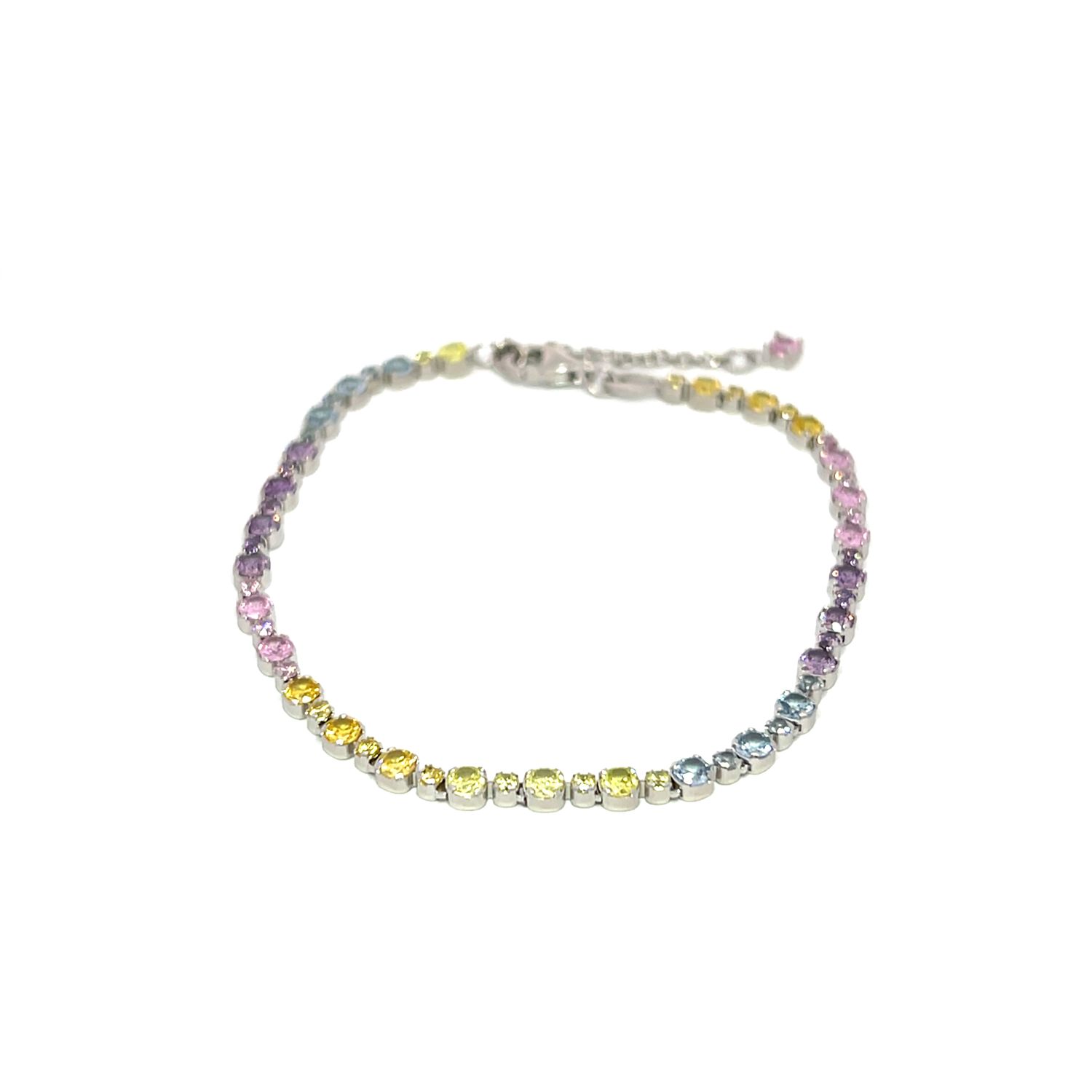 Armband "Multi Tennis Silver"