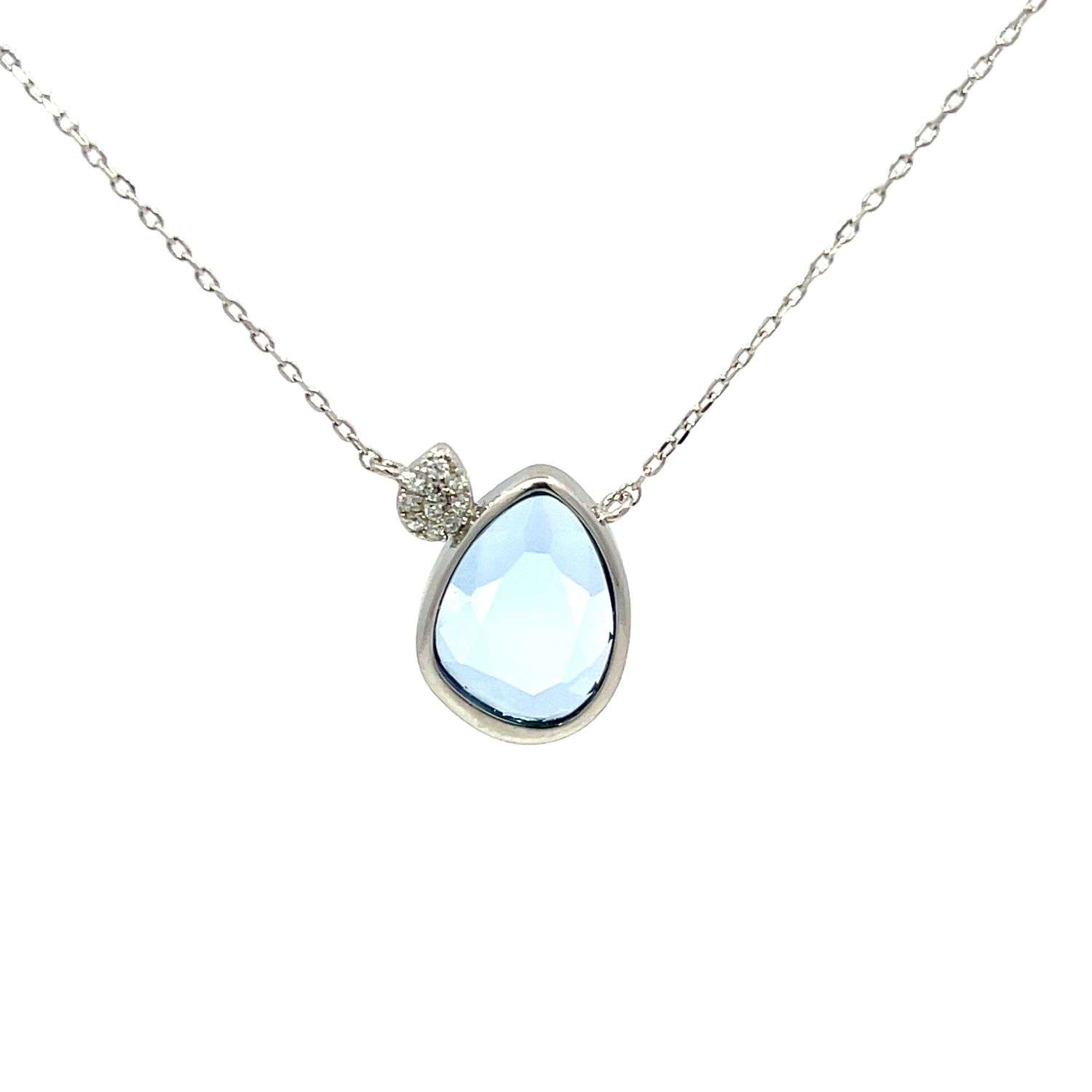 Halsketting Halsketting "Blue Sparkle Silver"