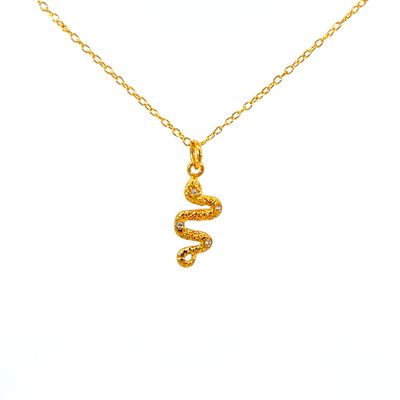 Halsketting Halsketting "Mystic Snake Golden"