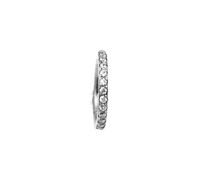 BCR piercing witte steentjes BCR piercing witte steentjes