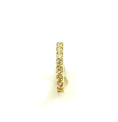 BCR piercing ringetje met steentjes