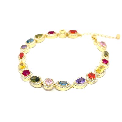 Armband "Golden Multicolor Diana"