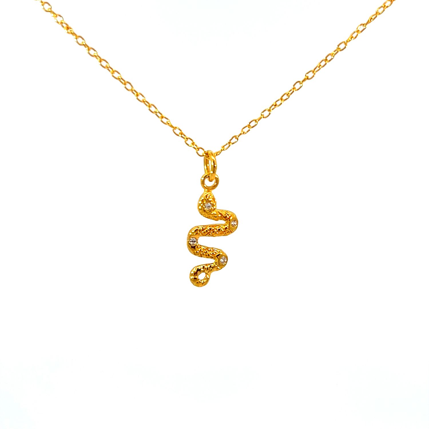 Halsketting Halsketting "Mystic Snake Golden"