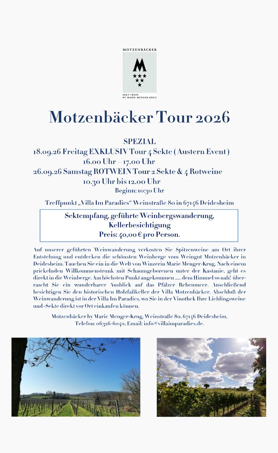 10) Motzenbäcker Tour EXKLUSIV  -18.09.26 Weinbergsrundgang