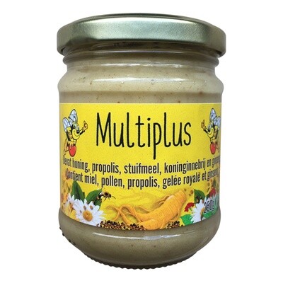 Multiplus - Honing Propolis Stuifmeel Koninginnebrij en Ginseng