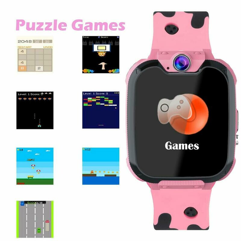 Kids Smart Watch for Boys Girls - HD Touch Screen Sports Smartwatch Phone with Call Camera Games Recorder Alarm Music Player for Children Teen Students