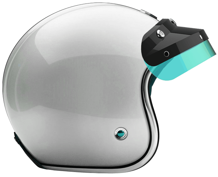 OPEN - FULL FACE HELMET INCLUSIO BLACK CYAN