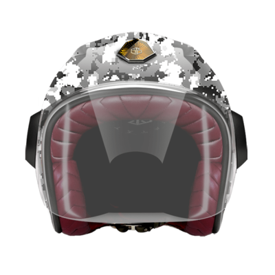 GUANG - JET HELMET CAMO PIX EL GREY