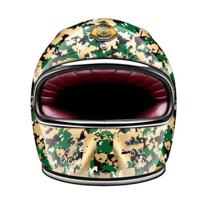 GUANG - FULL FACE HELMET CAMO PIX EL GREEN