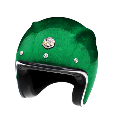 GUANG - OPEN FACE HELMET PACIFIQUE GREEN