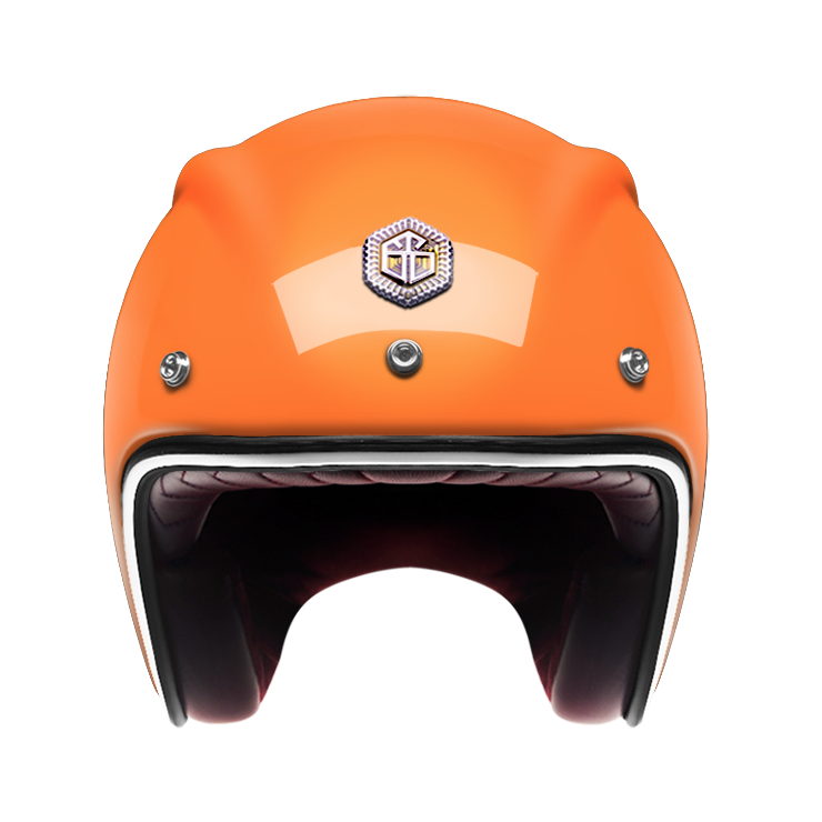 GUANG - OPEN FACE HELMET ORANGE