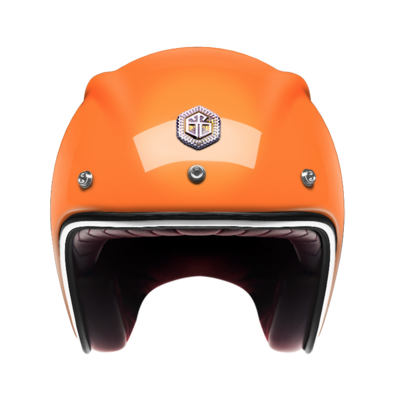 GUANG - OPEN FACE HELMET ORANGE