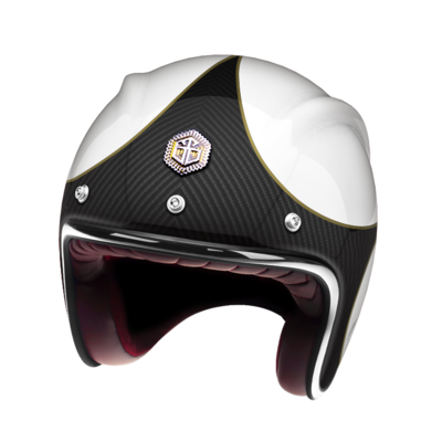 GUANG - OPEN FACE HELMET SPEEDRUN CARBON &amp; WHITE