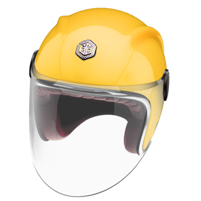 GUANG - JET HELMET MACARON CITRON
