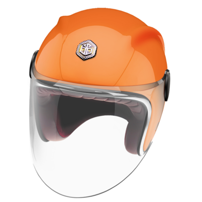 GUANG - JET HELMET MACARON ORANGE