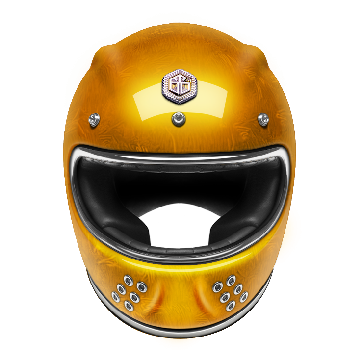 GUANG - FULL FACE HELMET PACIFIQUE GOLD