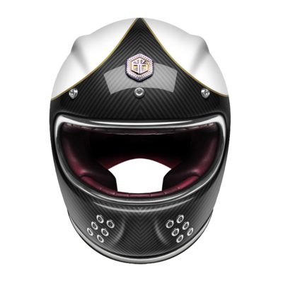 GUANG - FULL FACE HELMET SPEEDRUN CARBON & WHITE