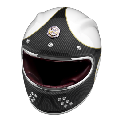 GUANG - FULL FACE HELMET SPEEDRUN CARBON &amp; WHITE