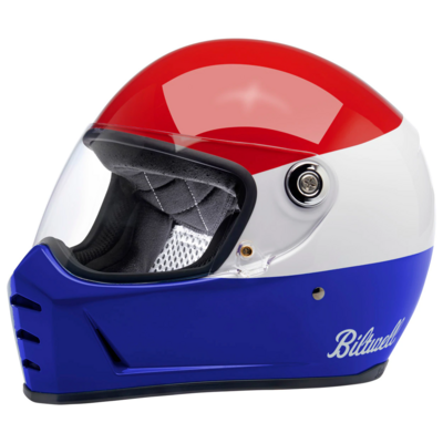 Lane Splitter Helmet - Podium Gloss Red/White/Blue