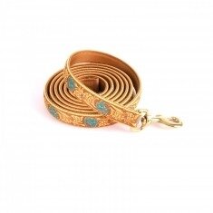 Leather Rose Teal" High Fashion lijn"