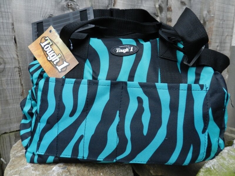 Tas in blauwe zebra print Tas in blauwe zebra print