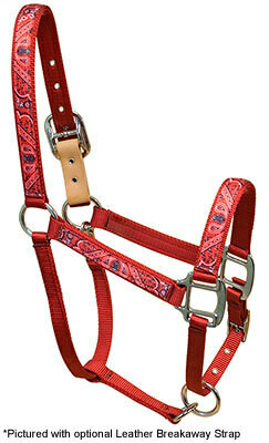 Bandana Red Bandana Red" Equine Elite halster"