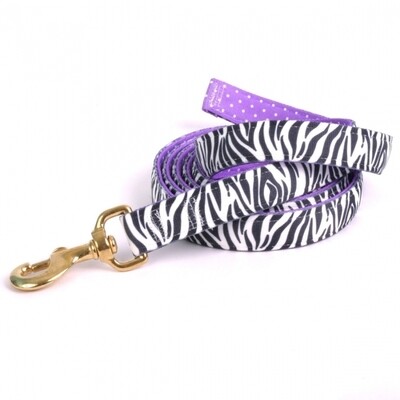 Zebra Black on Purple Polka" High Fashion lijn"