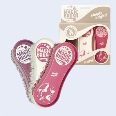 Magic Brush Paars borstelset voor paarden