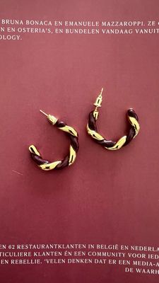 The Mocha Twist Hoops