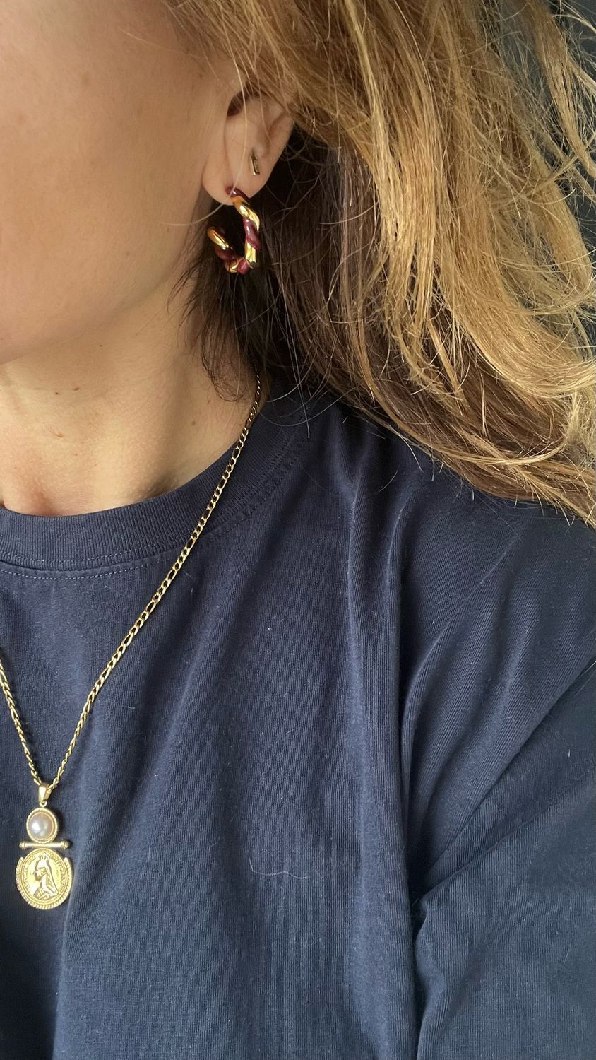 The Mocha Twist Hoops