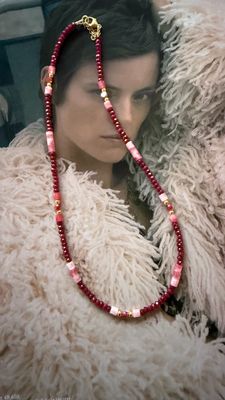 Rosie gem necklace