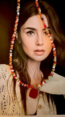 Scarlet Sunset Gem Necklace.