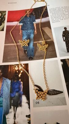 Golden Butterfly oorbellen 