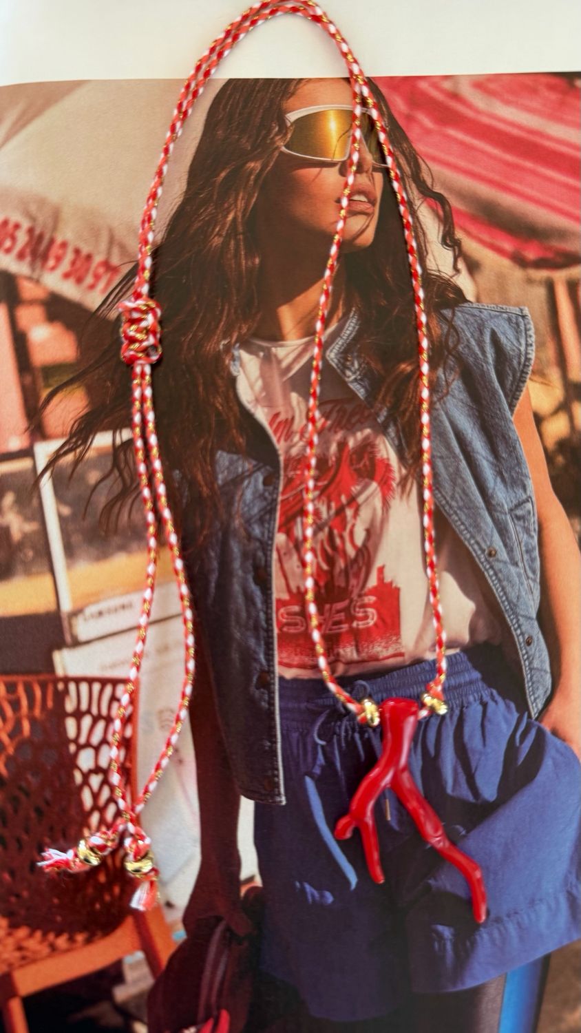 Coral Rebel Koordenketting