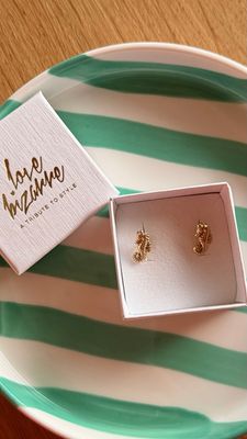 Sea horse studs