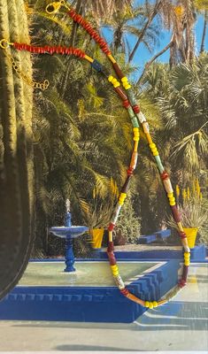 Majorelle halsketting 